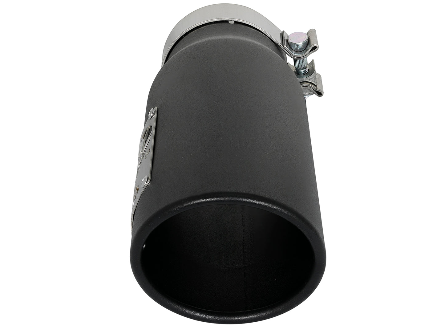 aFe 3.5in x 4.5in x 12in SS Clamp-On Black Exhaust Tip | MACH Force-Xp 409 (49T35451-B12)