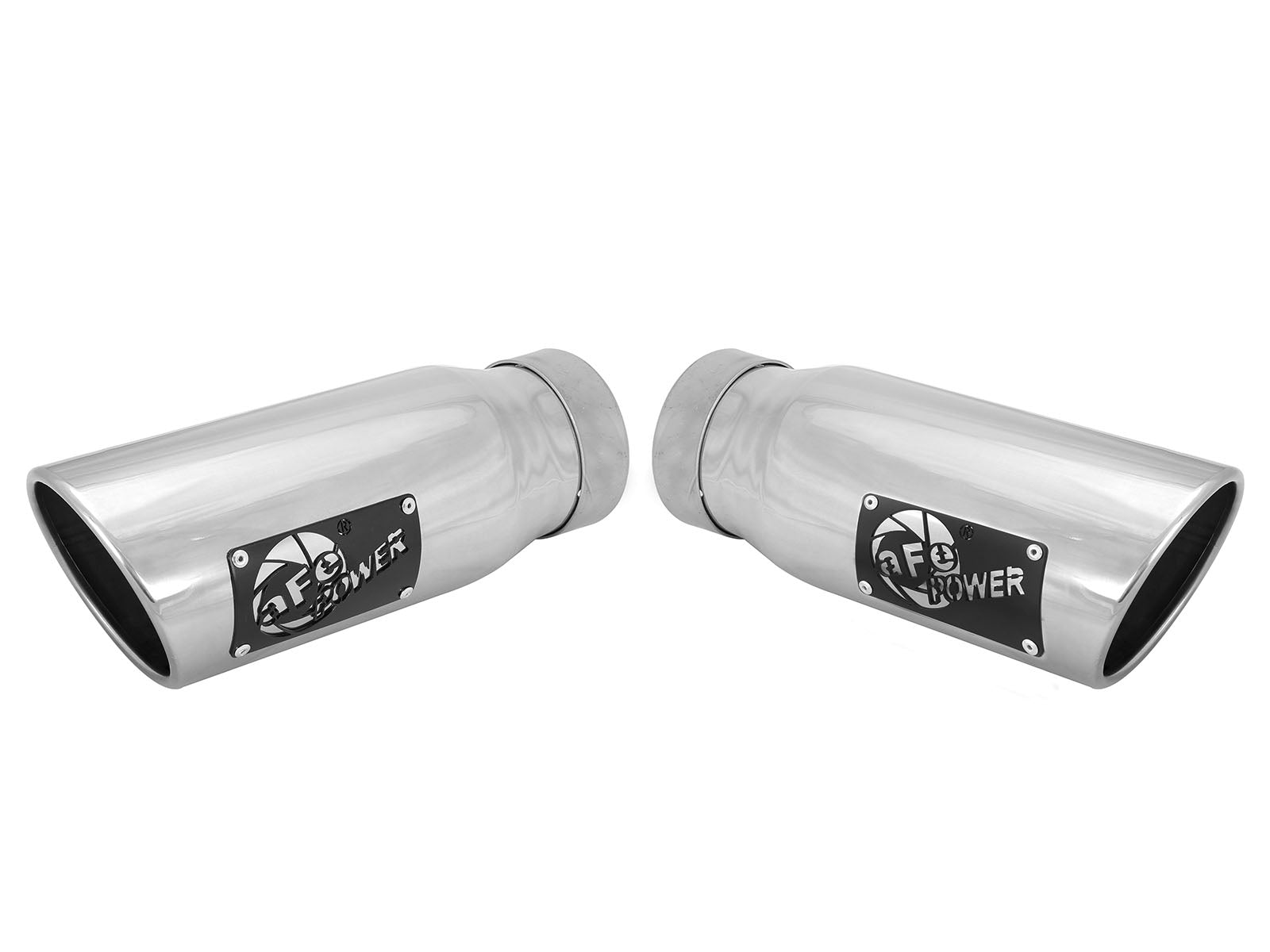 aFe MACH Force-Xp 304 SS Clamp-On Exhaust Tip | Universal 3.5x4.5in Out (49T35456-P12)