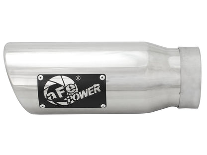 aFe MACH Force-Xp 304 SS Clamp-On Exhaust Tip | Universal 3.5x4.5in Out (49T35456-P12)