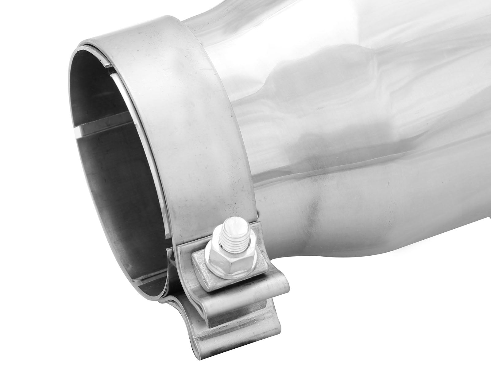 aFe MACH Force-Xp 304 SS Clamp-On Exhaust Tip | Universal 3.5x4.5in Out (49T35456-P12)