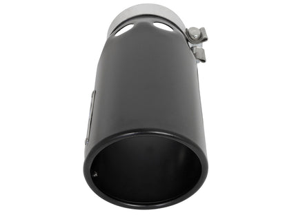 aFe SS Clamp-On Exhaust Tip 4in In x 5in Out x 12in L | Universal (49T40501-B121)