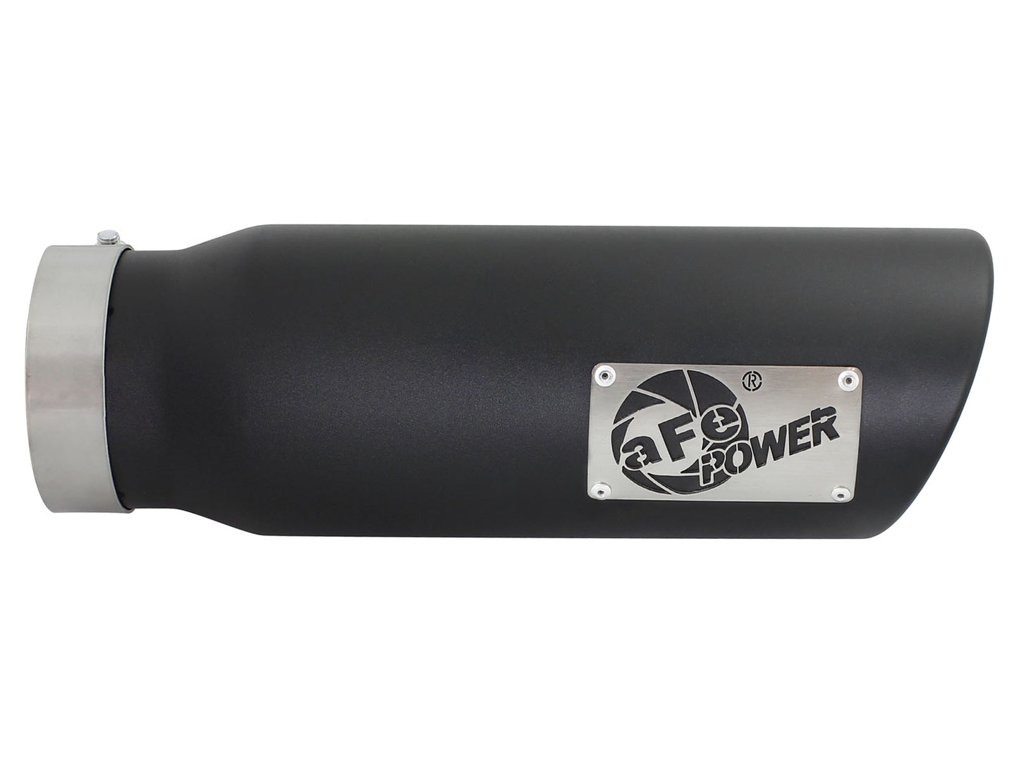aFe Mach Force-Xp 4x5 Black SS Clamp-On Exhaust Tip | (49T40501-B15)