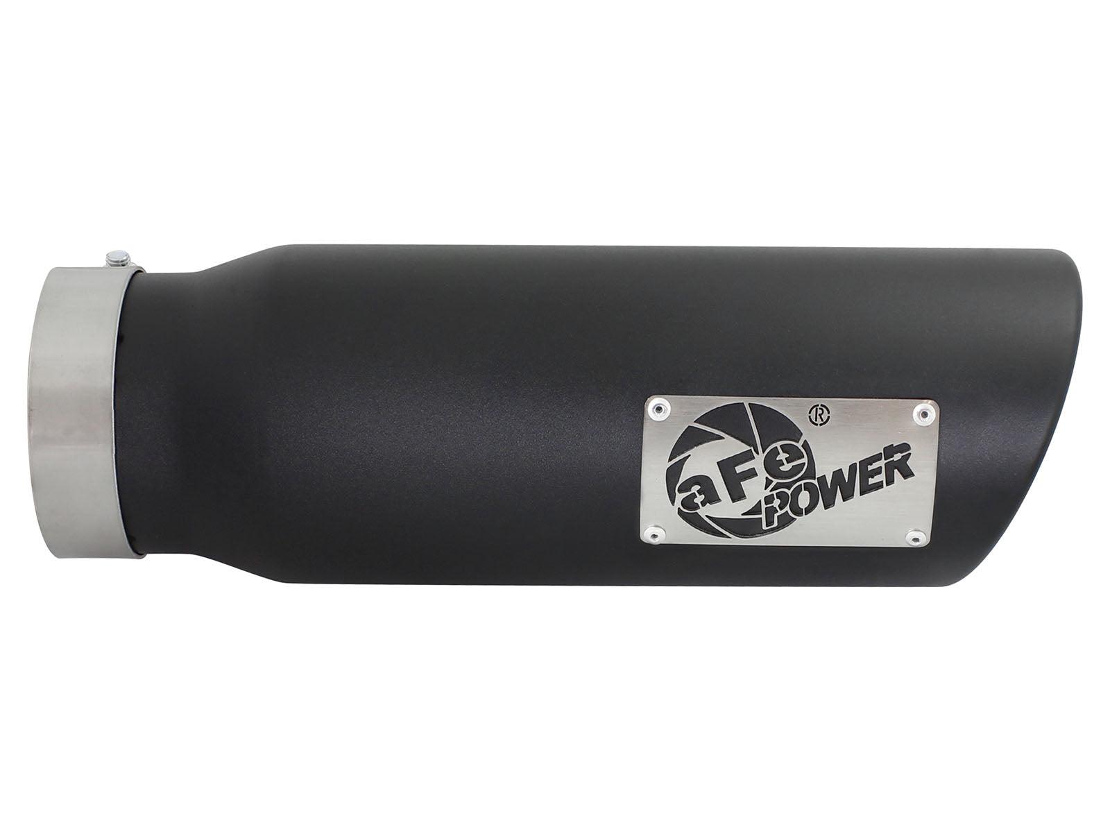 aFe Mach Force-Xp 4x5 Black SS Clamp-On Exhaust Tip | (49T40501-B15)