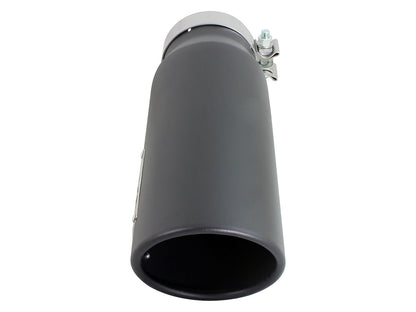 aFe Mach Force-Xp 4x5 Black SS Clamp-On Exhaust Tip | (49T40501-B15)