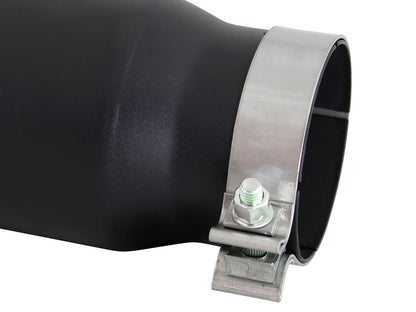 aFe Mach Force-Xp 4x5 Black SS Clamp-On Exhaust Tip | (49T40501-B15)