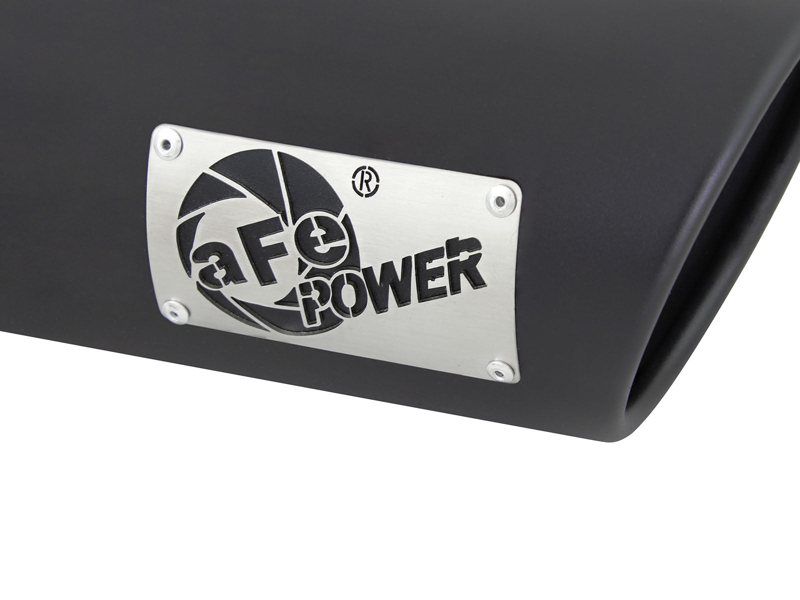 aFe Mach Force-Xp 4x5 Black SS Clamp-On Exhaust Tip | (49T40501-B15)