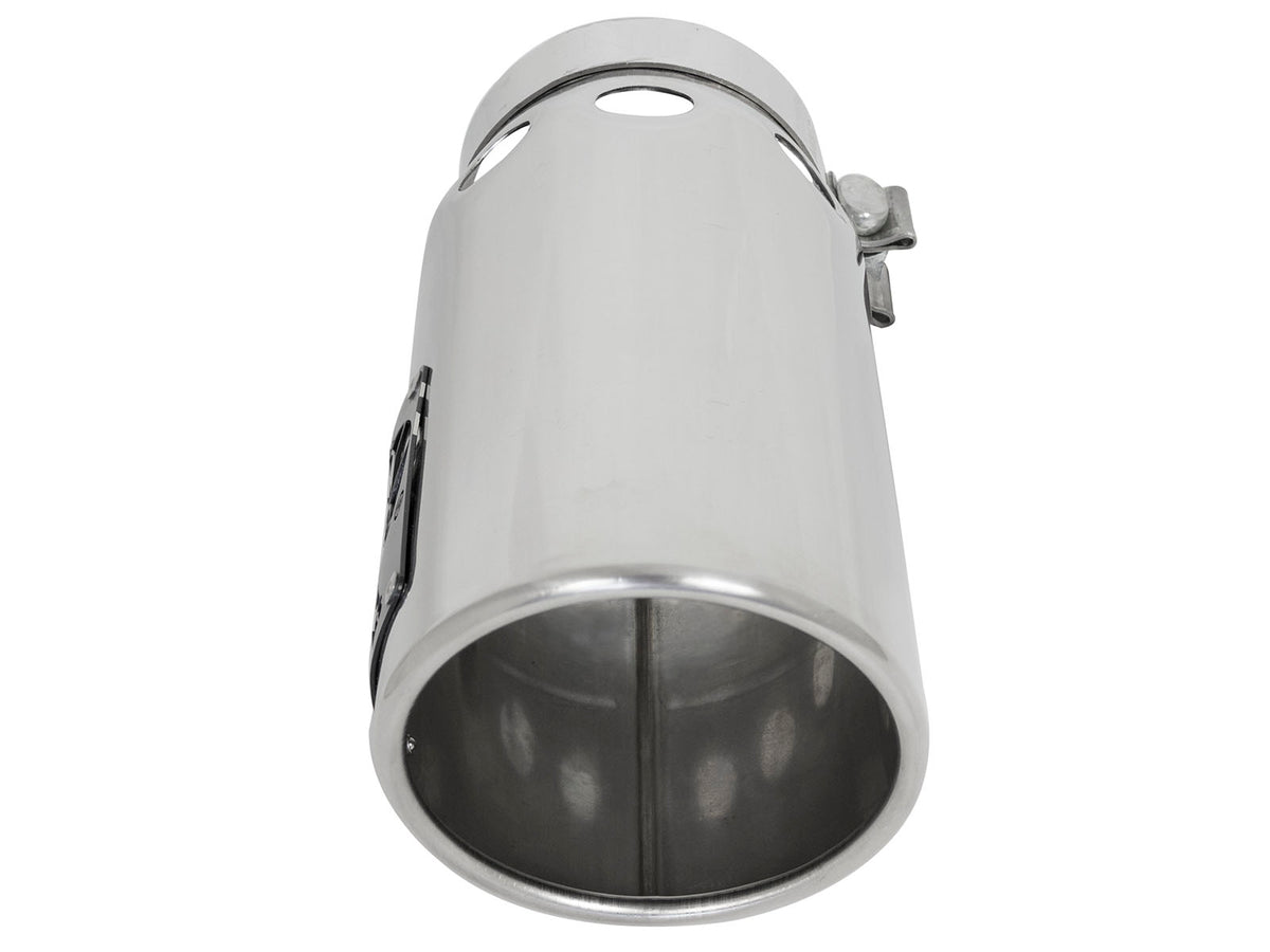 aFe SS 4in In x 5in Out x 12in Intercooled Clamp-On Exhaust Tip | 4in Out Vehicles (49T40501-P121)