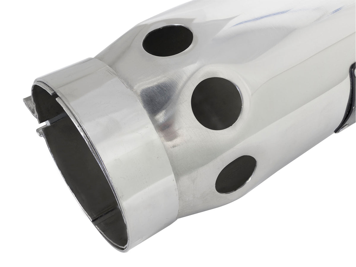aFe SS 4in In x 5in Out x 12in Intercooled Clamp-On Exhaust Tip | 4in Out Vehicles (49T40501-P121)