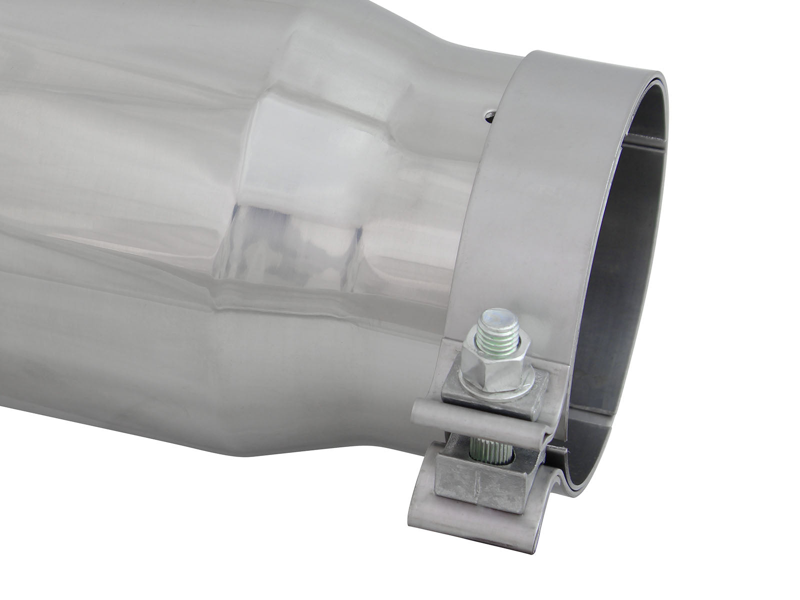 aFe 4in x 5in SS Clamp-On Exhaust Tip | Universal (49T40501-P15)