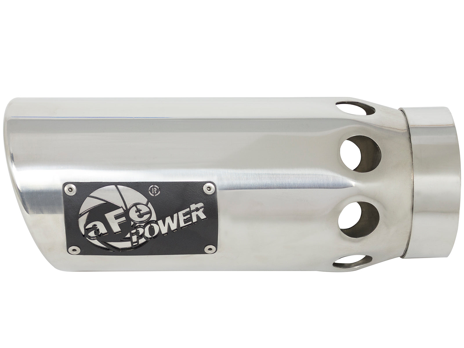 aFe 4in x 5in SS Clamp-On Exhaust Tip | Universal (49T40502-P121)