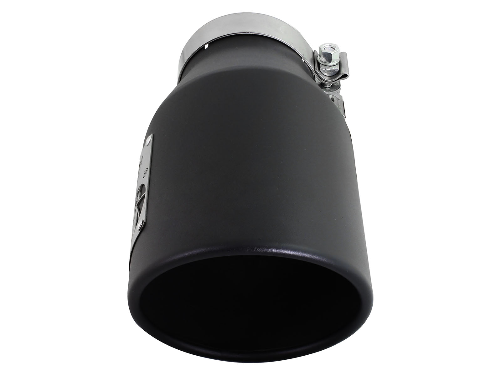 aFe Mach Force-Xp 4x6 Black SS Clamp-On Exhaust Tip | (49T40601-B12)