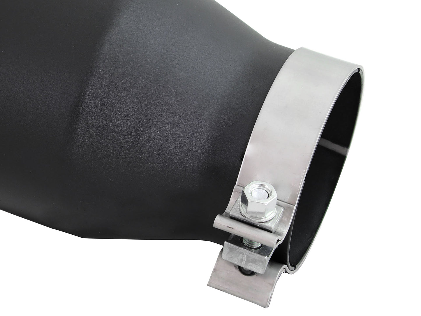 aFe Mach Force-Xp 4x6 Black SS Clamp-On Exhaust Tip | (49T40601-B12)