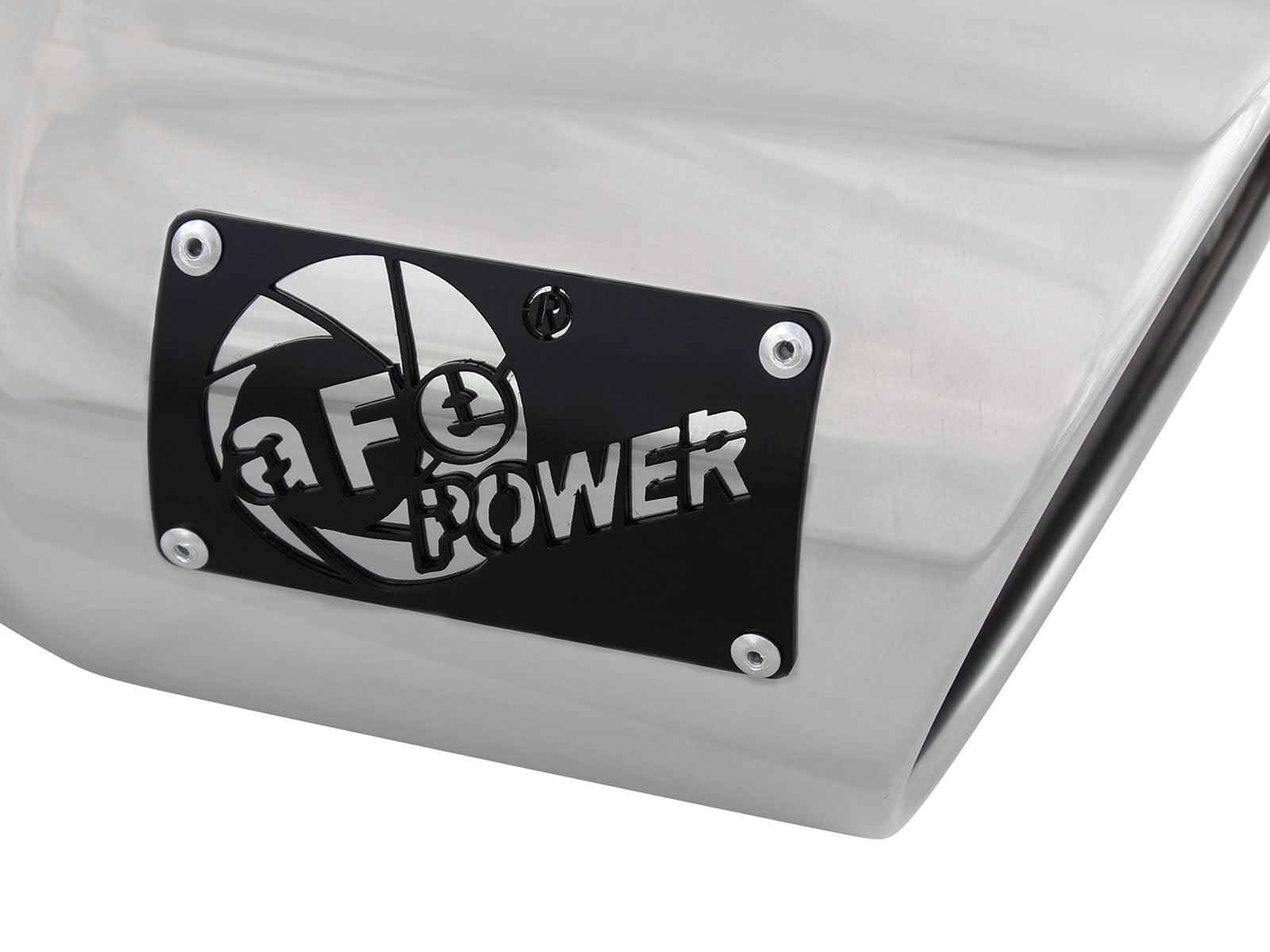 aFe MACH Force-Xp 304 SS Right Side Clamp-On Exhaust Tip | 4in In x 6in Out x 12in (49T40601-P12)