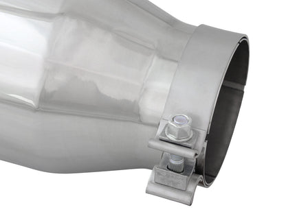 aFe MACH Force-Xp 304 SS Clamp-On Exhaust Tip | 4in In x 6in Out x 15in (49T40601-P15)
