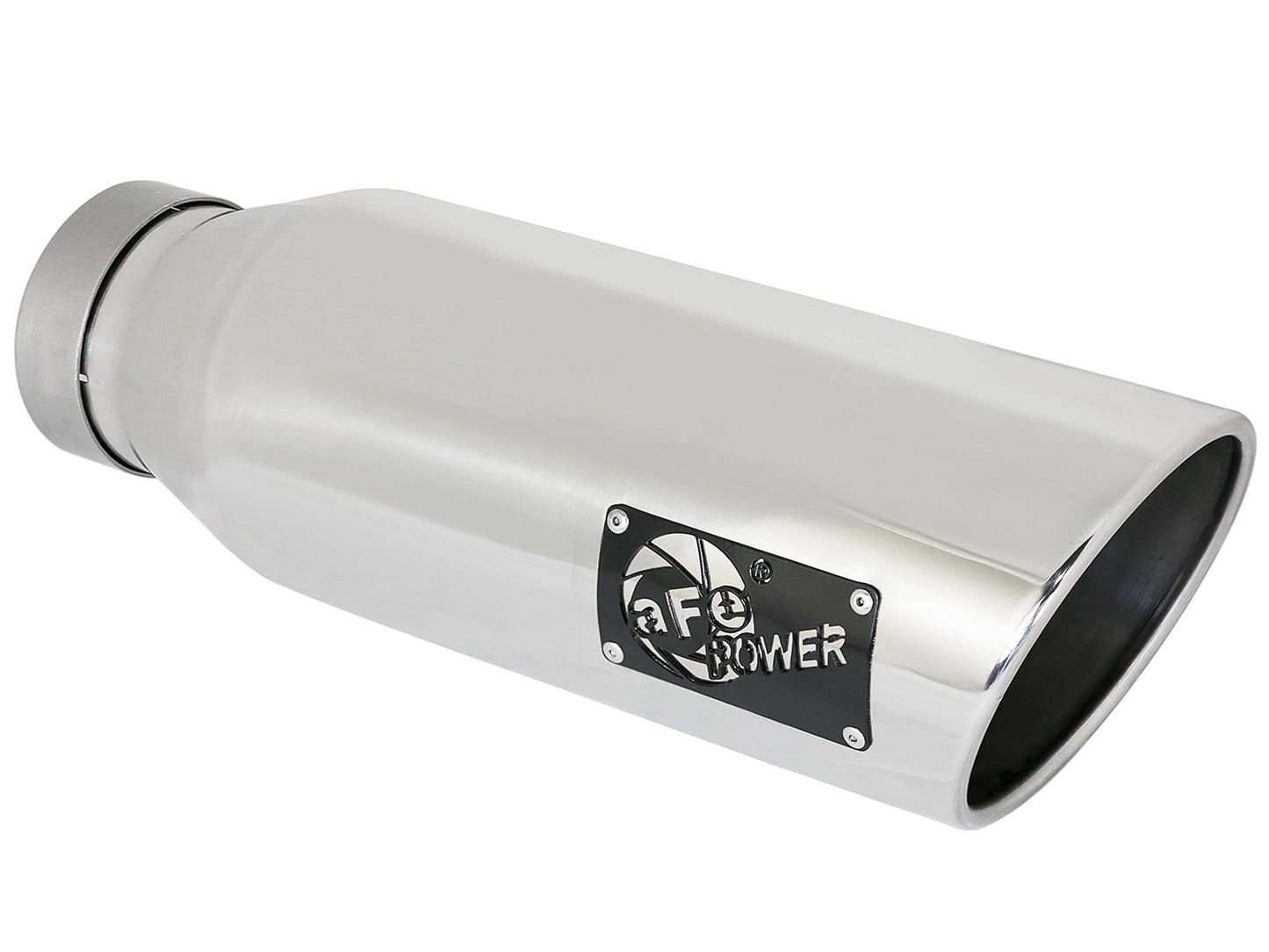 aFe MACH Force-Xp 304 SS Clamp-On Exhaust Tip | 4in In x 6in Out x 18in (49T40601-P18)