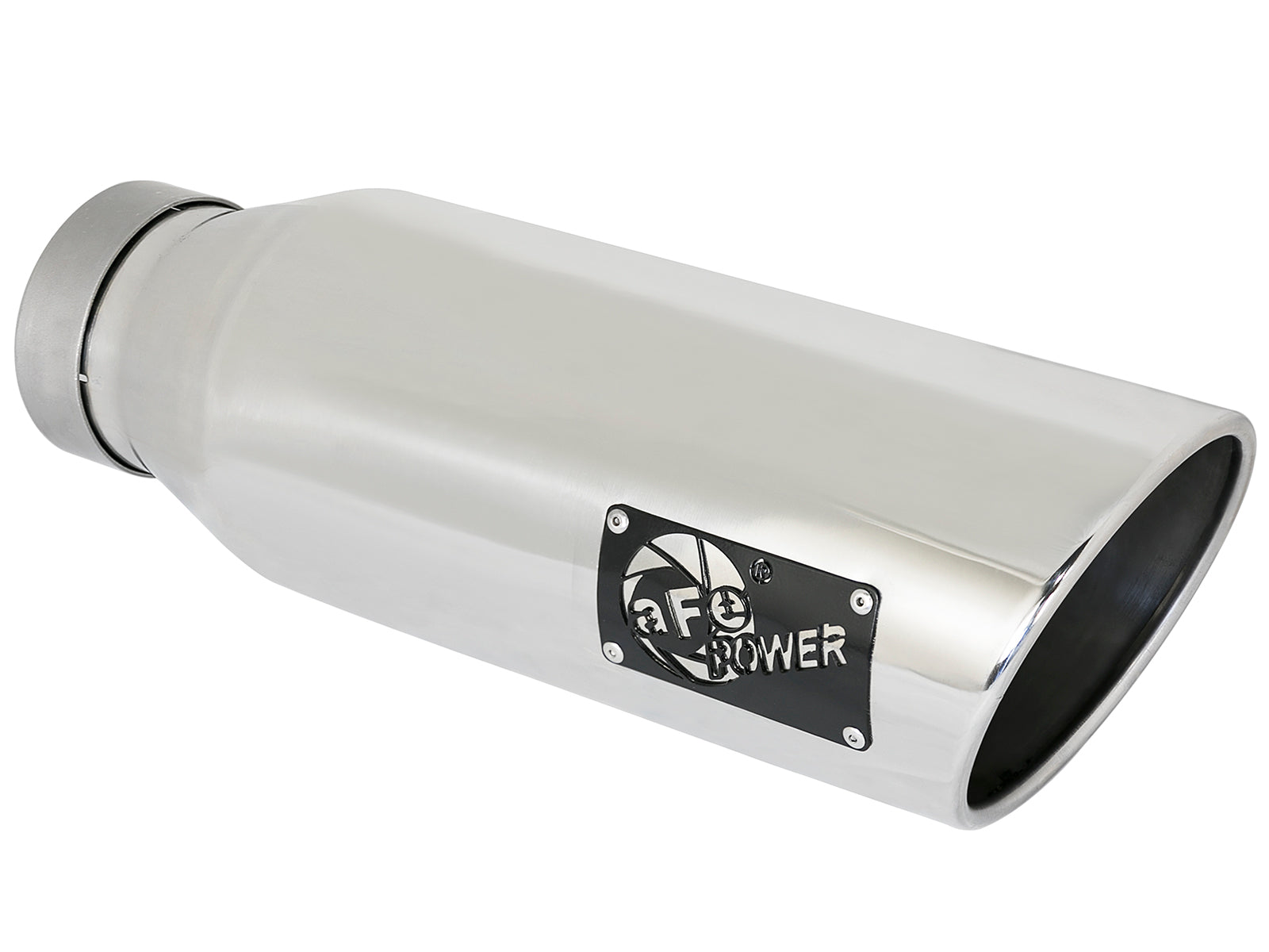 aFe MACH Force-Xp 304 SS Clamp-On Exhaust Tip | 4in In x 6in Out x 18in (49T40601-P18)