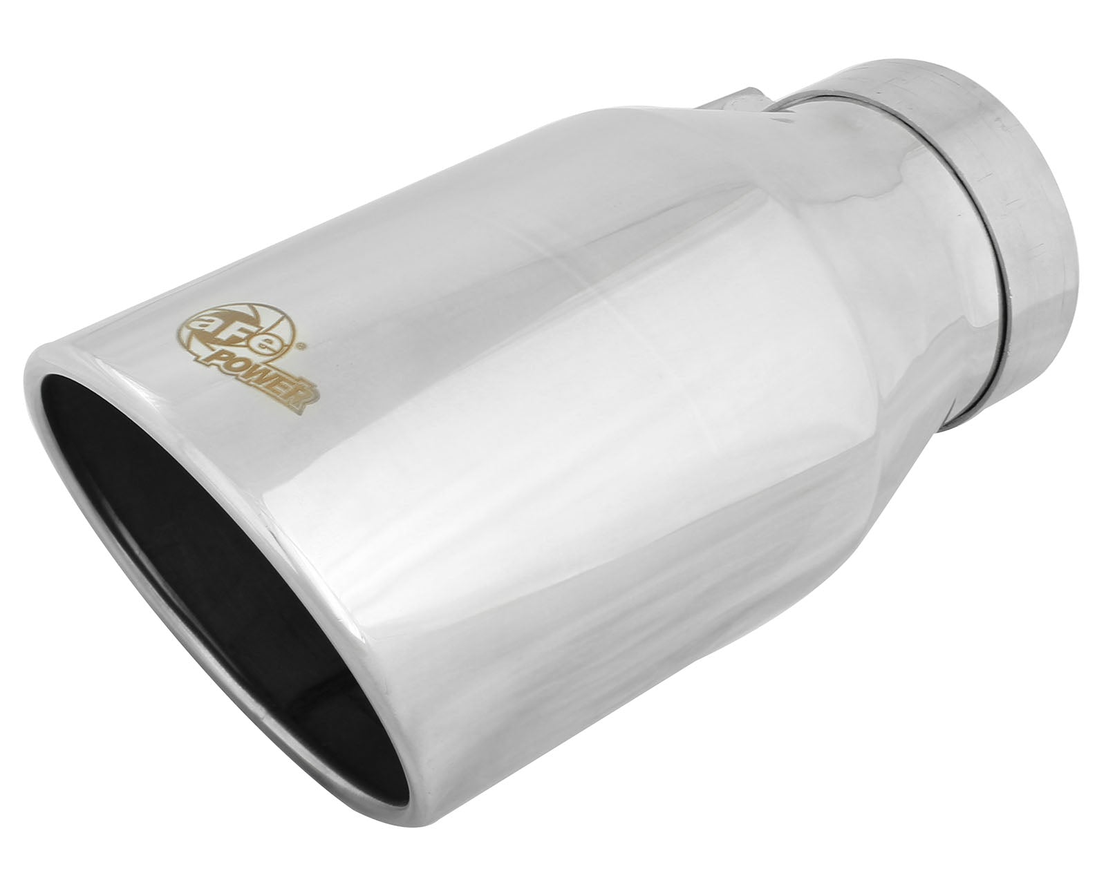 aFe MACH Force-Xp 304 SS Clamp-On Exhaust Tip | 4in In x 6in Out x 12in (49T40604-P12)