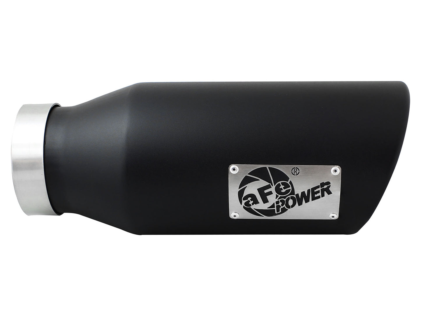 aFe Mach Force-Xp 4x6 Black SS Clamp-On Exhaust Tip | (49T40606-B15)