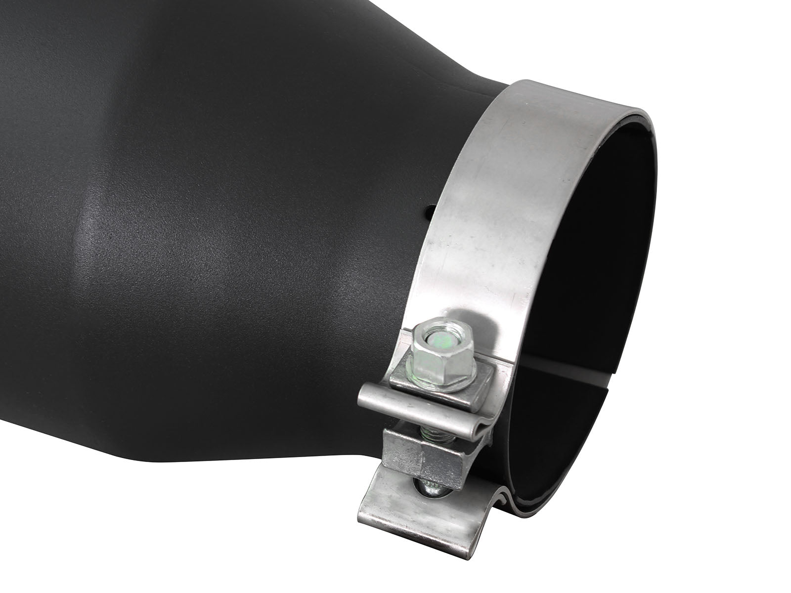 aFe Mach Force-Xp 4x6 Black SS Clamp-On Exhaust Tip | (49T40606-B15)