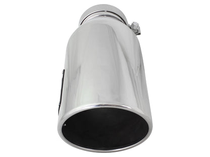 aFe MACH Force-Xp 4in In x 6in Out Clamp-On SS Exhaust Tip | Universal (49T40606-P15)