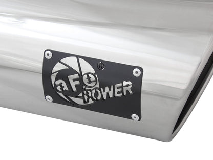 aFe MACH Force-Xp 4in In x 6in Out Clamp-On SS Exhaust Tip | Universal (49T40606-P15)
