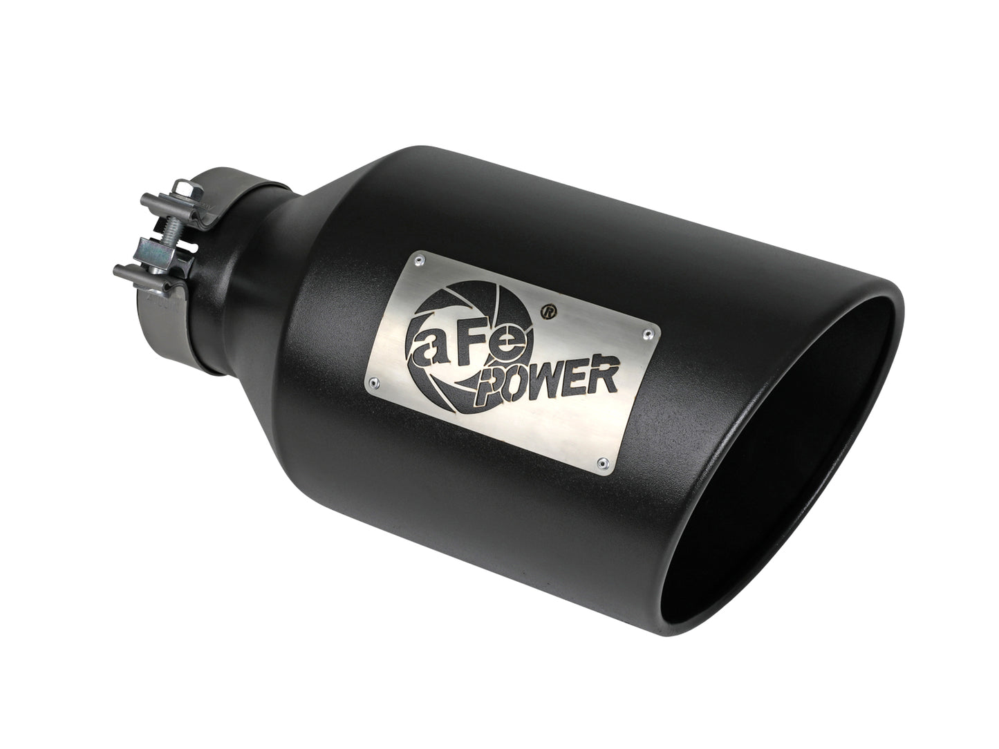 aFe MACH Force-Xp 409 Stainless Steel Clamp-on Exhaust Tip Black | (49T40801-B15)