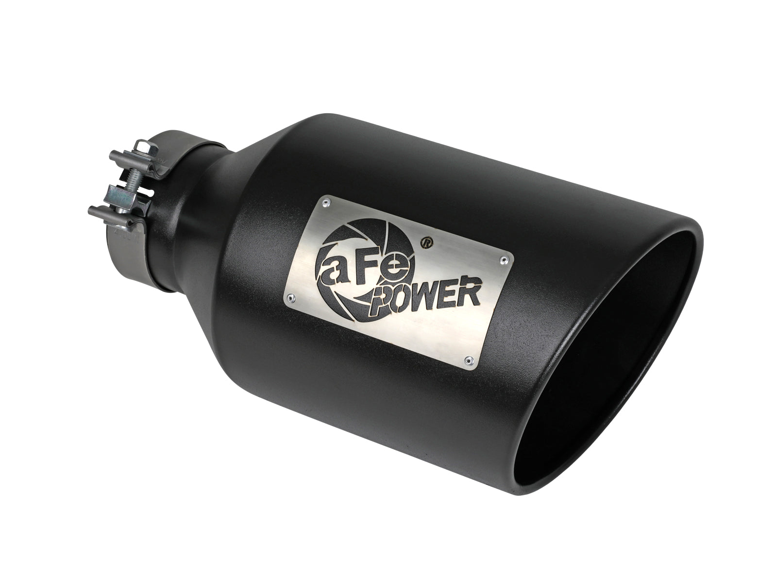 aFe MACH Force-Xp 409 Stainless Steel Clamp-on Exhaust Tip Black | (49T40801-B15)