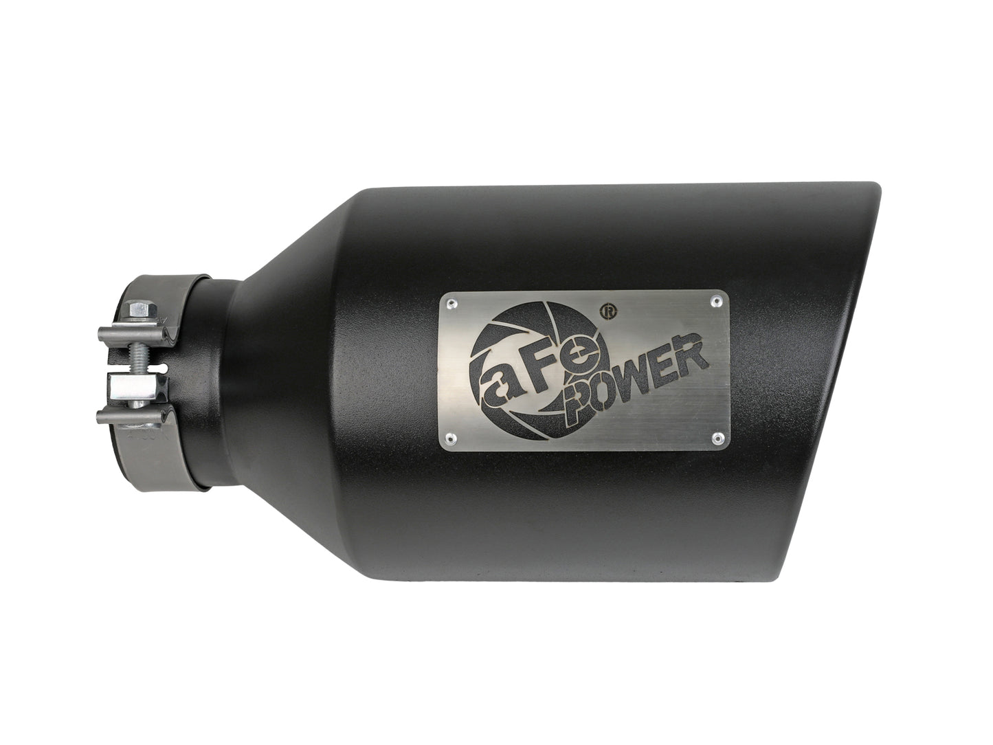 aFe MACH Force-Xp 409 Stainless Steel Clamp-on Exhaust Tip Black | (49T40801-B15)