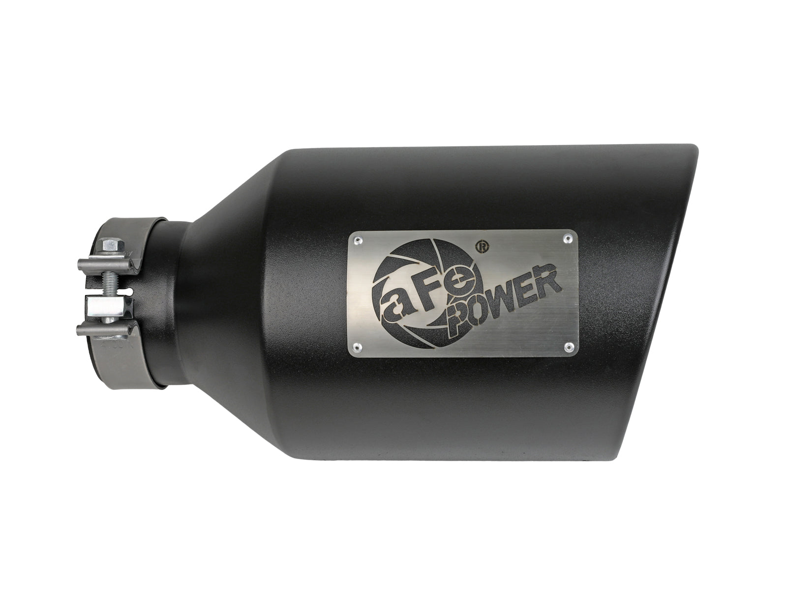 aFe MACH Force-Xp 409 Stainless Steel Clamp-on Exhaust Tip Black | (49T40801-B15)