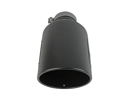 aFe MACH Force-Xp 409 Stainless Steel Clamp-on Exhaust Tip Black | (49T40801-B15)