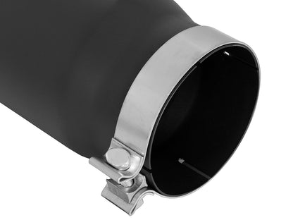 aFe MACH Force-Xp 5in In x 6in Out x 15in SS Clamp-On Exhaust Tip | Universal (49T50601-B15)