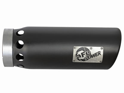 aFe SS Clamp-On Exhaust Tip 5in In x 6in Out x 16in L | Universal (49T50601-B161)