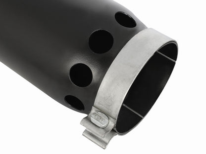aFe SS Clamp-On Exhaust Tip 5in In x 6in Out x 16in L | Universal (49T50601-B161)