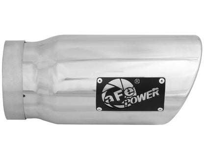 aFe MACH Force-Xp 5in In x 6in Out Clamp-On SS Exhaust Tip | Universal (49T50601-P12)