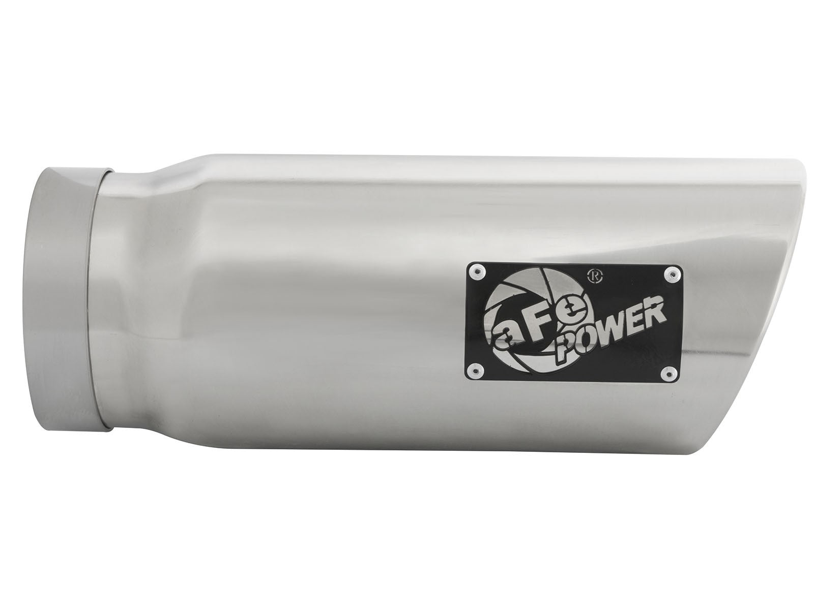 aFe MACH Force-Xp 5in Inlet x 6in Outlet x 15in SS Clamp-on Exhaust Tip | (49T50601-P15)