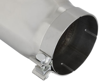 aFe MACH Force-Xp 5in Inlet x 6in Outlet x 15in SS Clamp-on Exhaust Tip | (49T50601-P15)