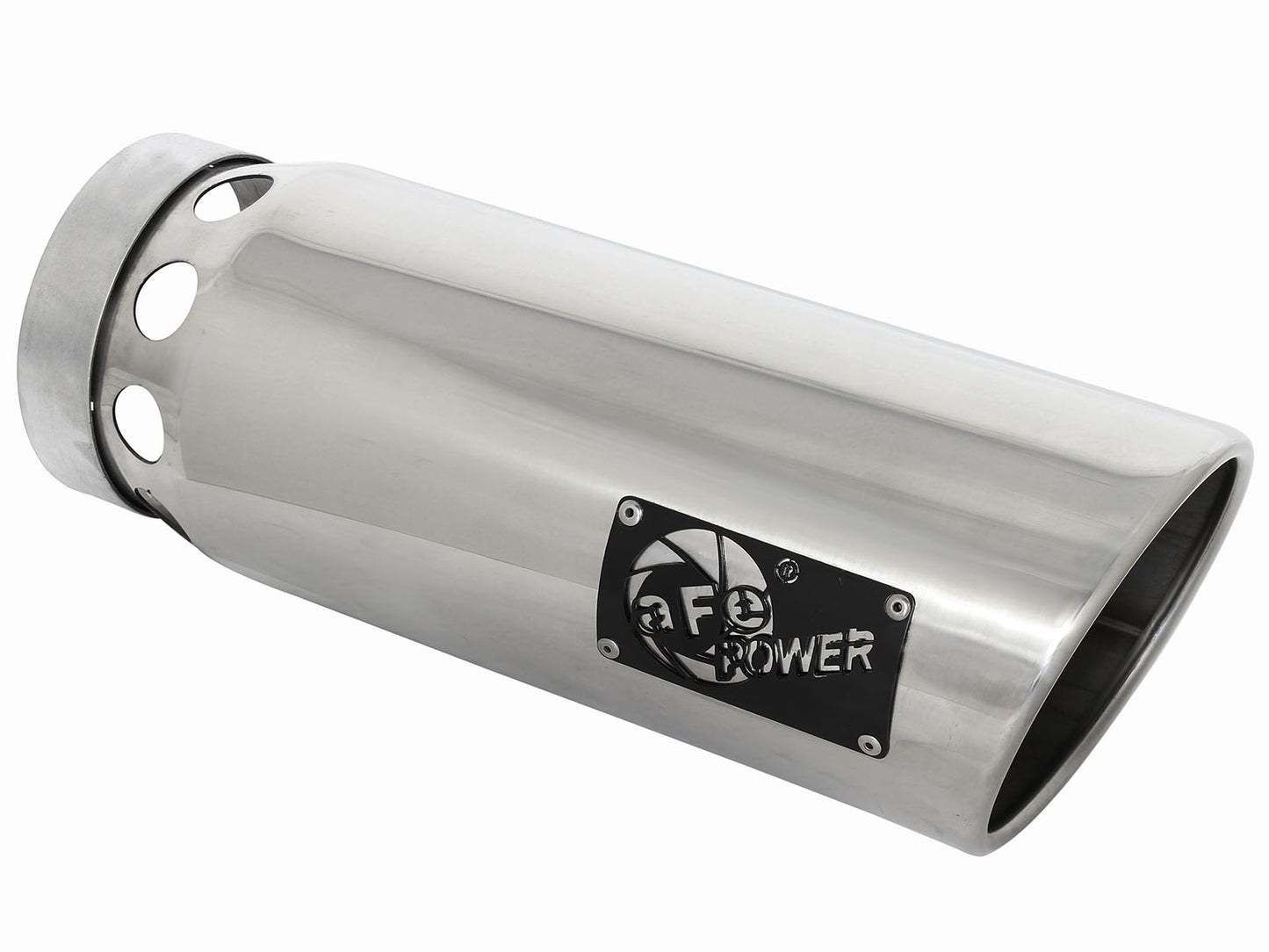 aFe 5in In x 6in Out SS Intercooled Clamp-On Exhaust Tip | MACH Force-Xp (49T50601-P161)