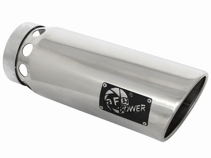 aFe 5in In x 6in Out SS Intercooled Clamp-On Exhaust Tip | MACH Force-Xp (49T50601-P161)