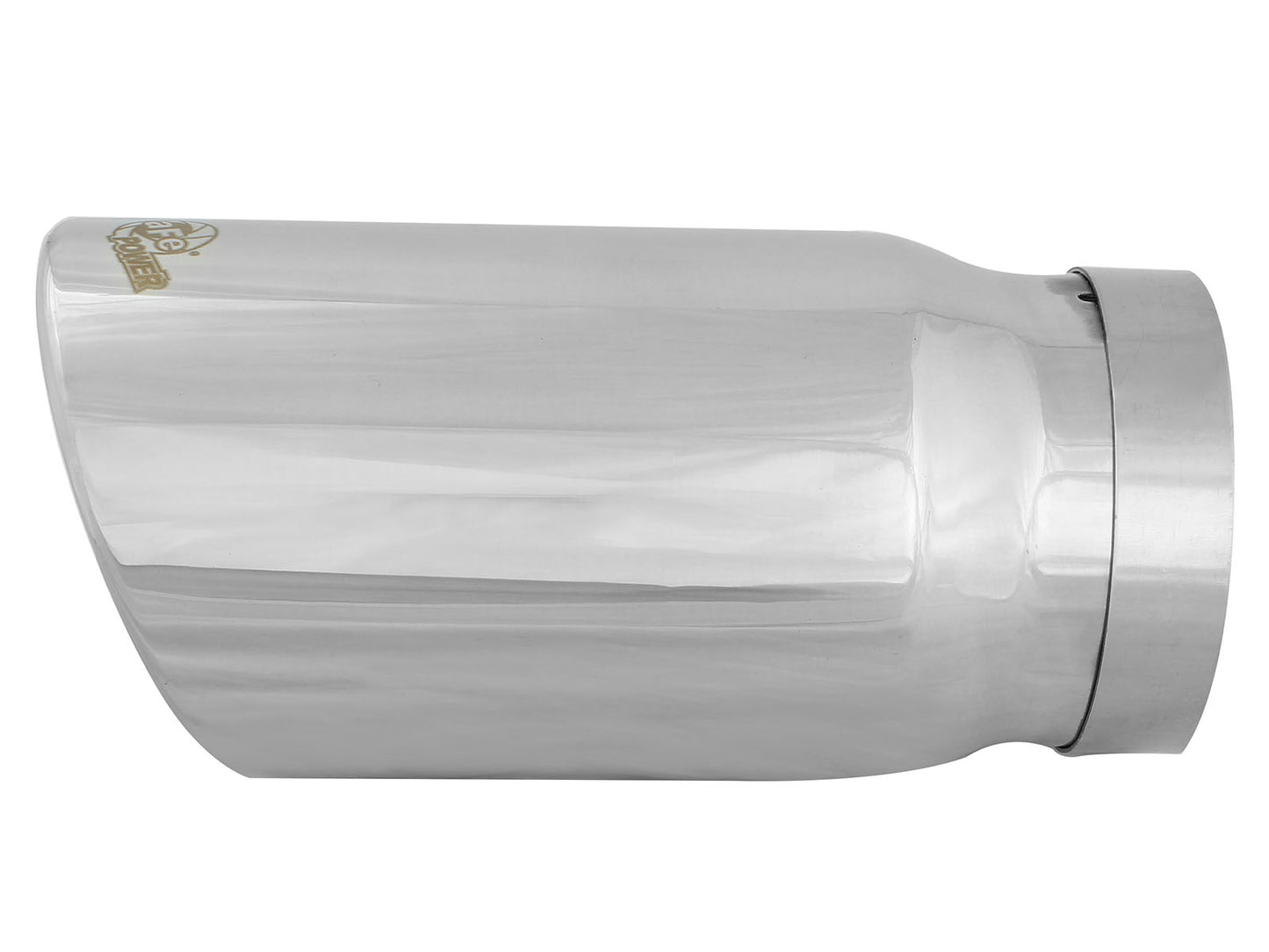 aFe MACH Force-Xp 5in In x 6in Out Clamp-On SS Exhaust Tip | Universal (49T50604-P12)