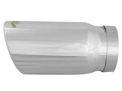 aFe MACH Force-Xp 5in In x 6in Out Clamp-On SS Exhaust Tip | Universal (49T50604-P12)