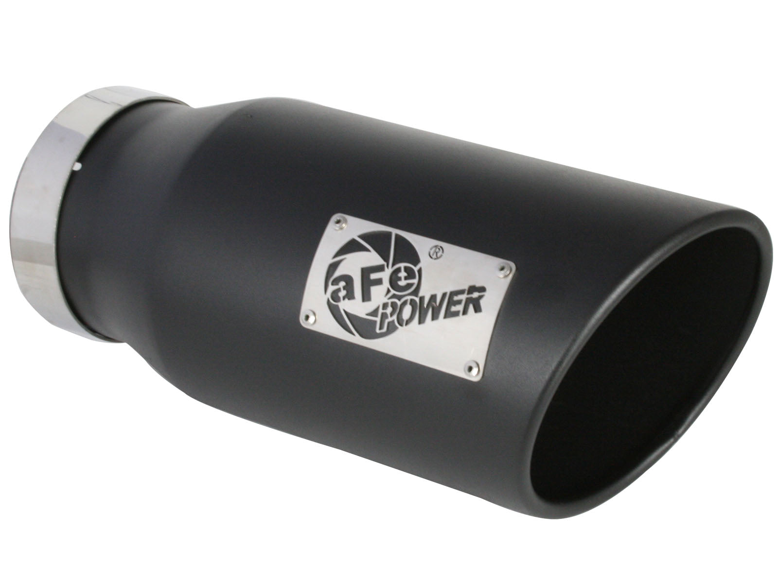 aFe SS Clamp-On Exhaust Tip 5in In x 7in Out x 15in L | Universal (49T50701-B15)