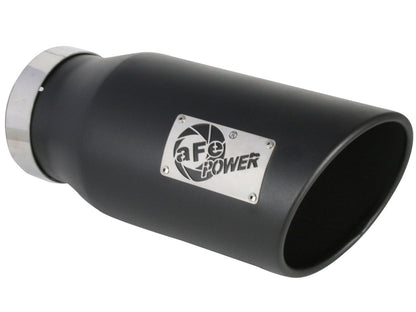 aFe SS Clamp-On Exhaust Tip 5in In x 7in Out x 15in L | Universal (49T50701-B15)