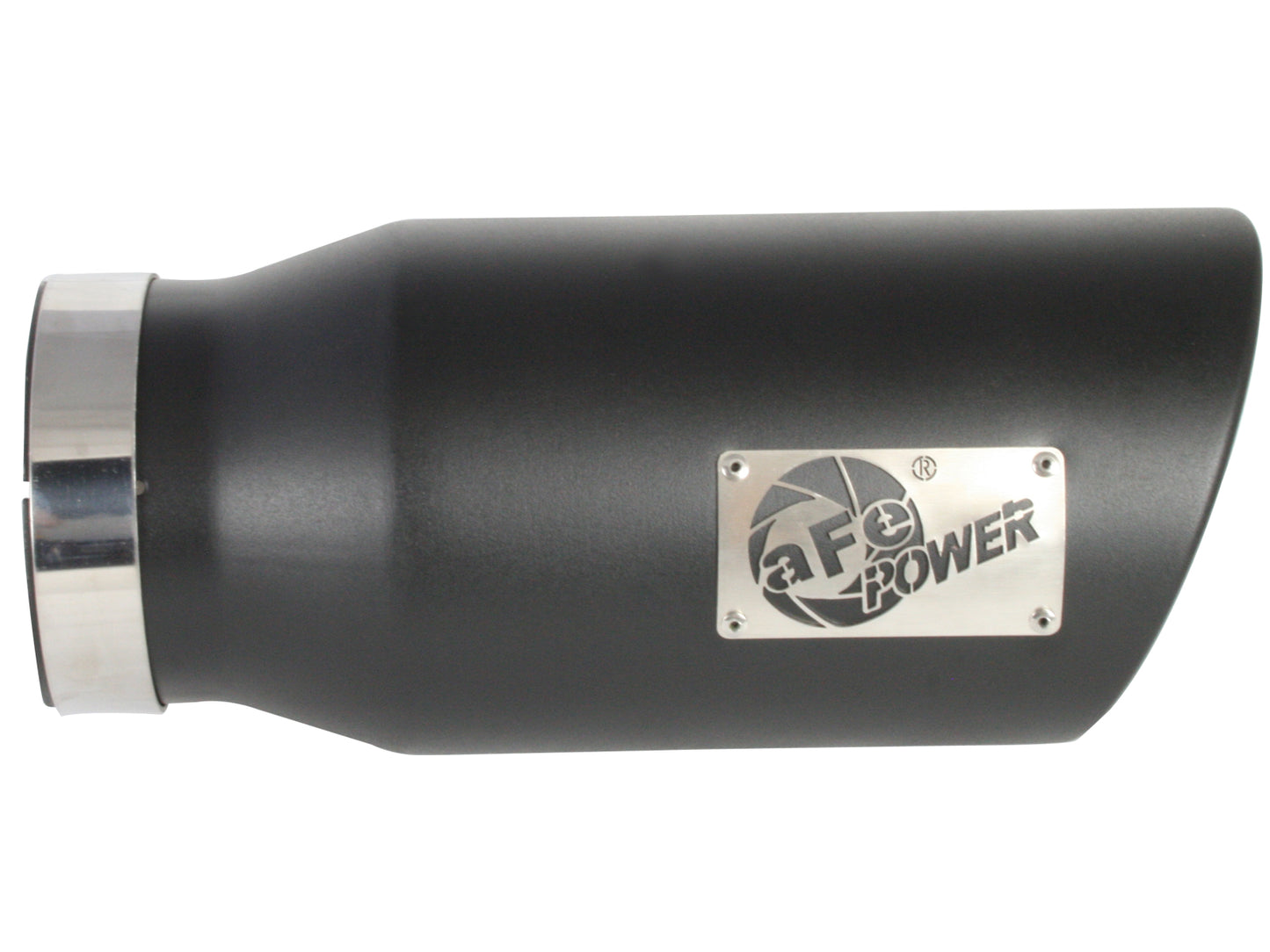 aFe SS Clamp-On Exhaust Tip 5in In x 7in Out x 15in L | Universal (49T50701-B15)