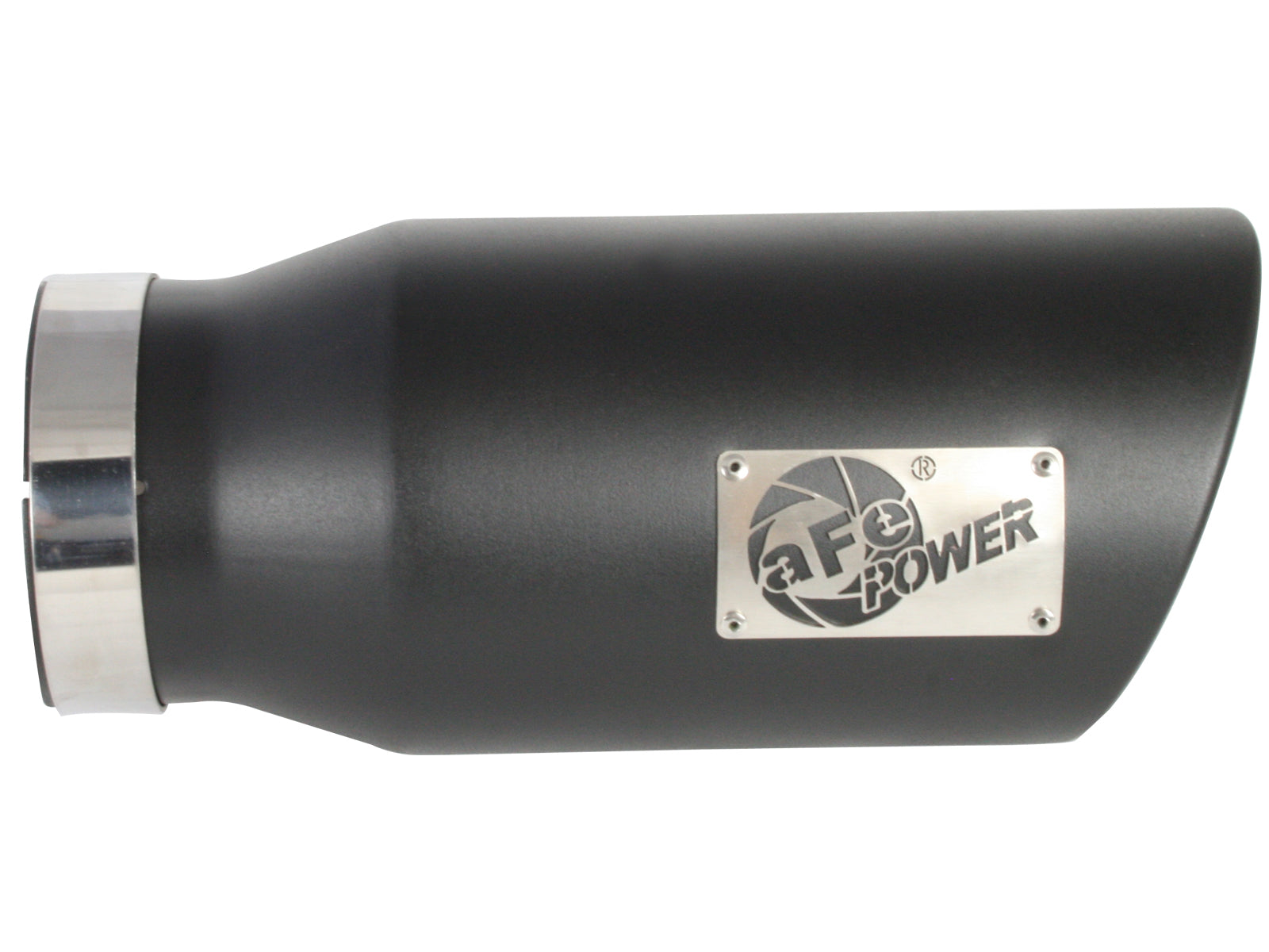 aFe SS Clamp-On Exhaust Tip 5in In x 7in Out x 15in L | Universal (49T50701-B15)