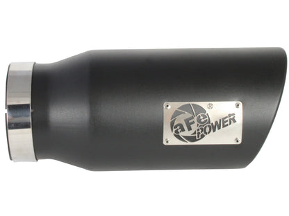 aFe SS Clamp-On Exhaust Tip 5in In x 7in Out x 15in L | Universal (49T50701-B15)