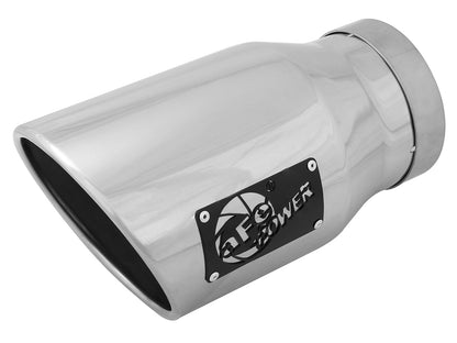 aFe MACH Force-Xp SS Clamp-on Exhaust Tip | Diesel 5in Inlet x 7in Outlet x 12in (49T50702-P12)
