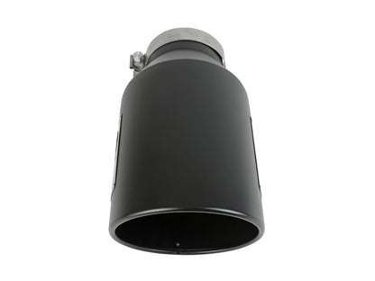 aFe SS Clamp-On Exhaust Tip 5in Inlet x 8in Out x 15in L | Universal (49T50801-B15)