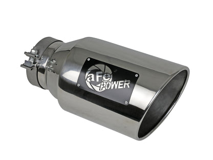 aFe MACH Force-Xp SS Clamp-On Exhaust Tip | 5in Inlet 8in Outlet 15in Length (49T50801-P15)
