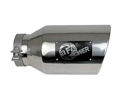 aFe MACH Force-Xp SS Clamp-On Exhaust Tip | 5in Inlet 8in Outlet 15in Length (49T50801-P15)