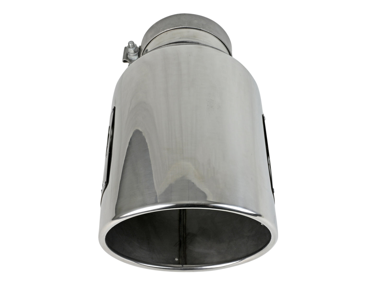 aFe MACH Force-Xp SS Clamp-On Exhaust Tip | 5in Inlet 8in Outlet 15in Length (49T50801-P15)